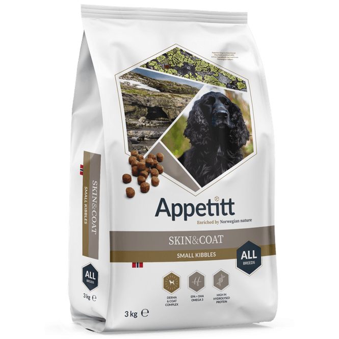 Hovedbilde Appetitt Hundefôr Skin & Coat 3 kg