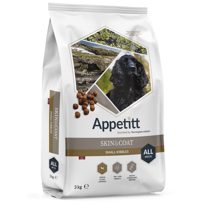 Appetitt Hundefôr Skin & Coat 3 kg
