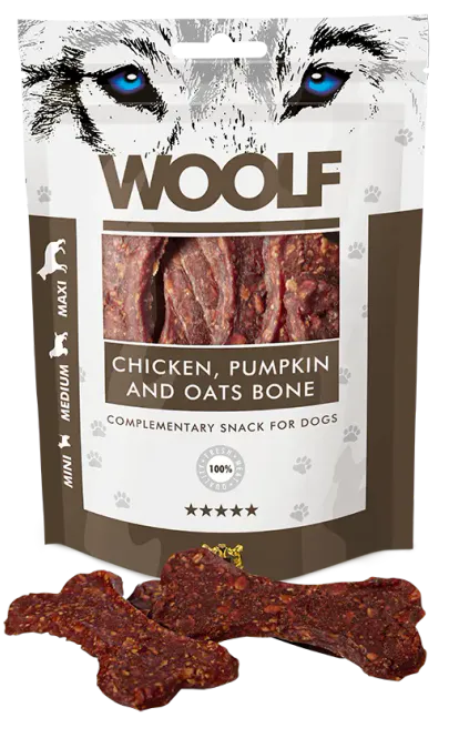 Hovedbilde Woolf Godbiter Chicken, pumpkin ant oats bone ...
