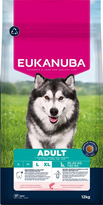 Hovedbilde EUKANUBA Hundefor Adult Large Breed laks & bygg ...