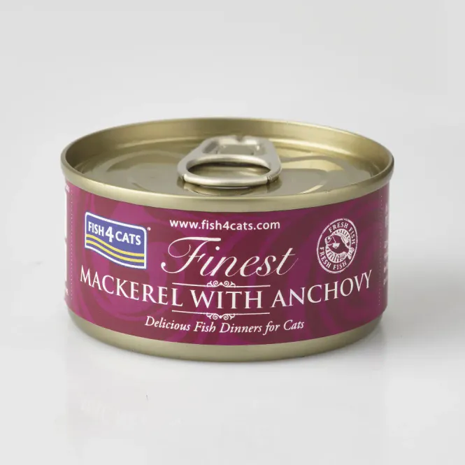 Hovedbilde F4C Cats Wet Macarel Anchovy 70 g