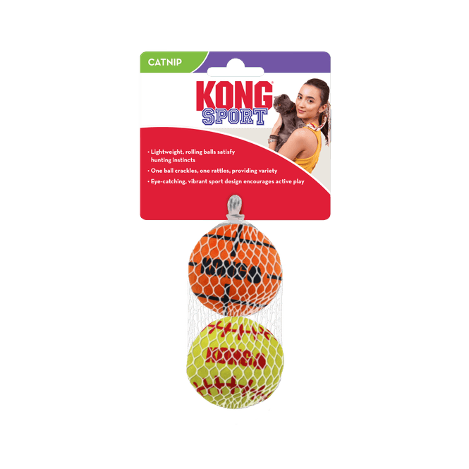 Hovedbilde Katteleke KONG Sport Balls 2pk