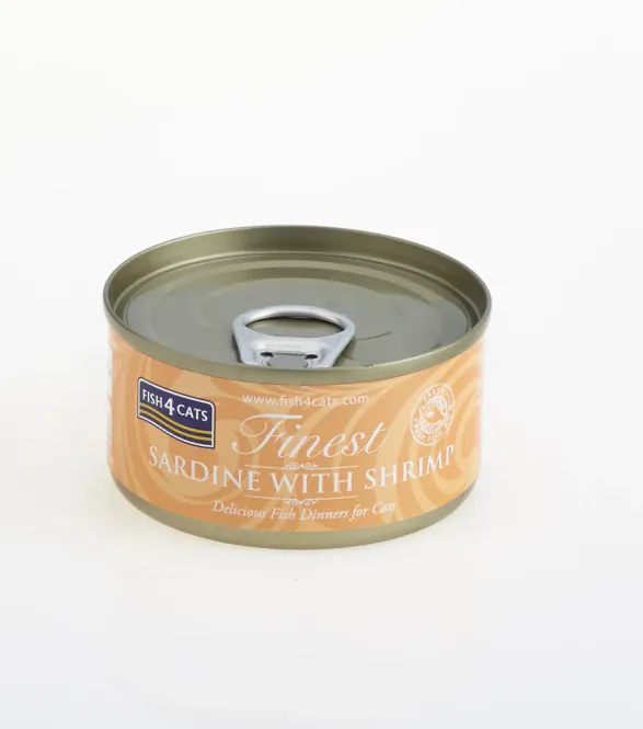 Hovedbilde F4C Cats Wet Sardine Shrimp 70 g