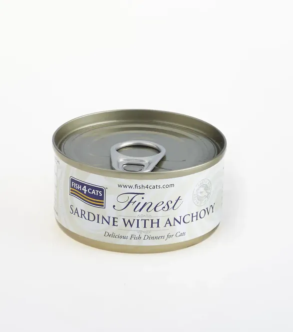 Hovedbilde F4C Cats Wet Sardine Anchovy 70 g