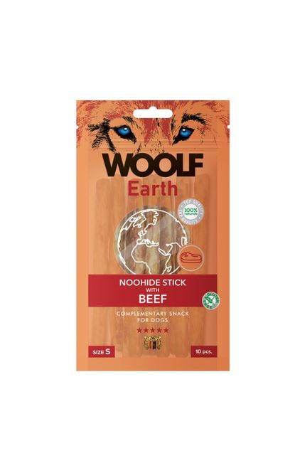 Hovedbilde WOOLF Tyggepinner Noohide S okse sticks 10 stk ...
