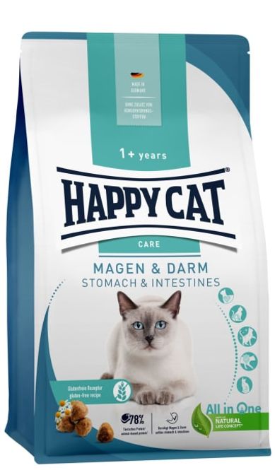 Hovedbilde Happy Cat Care Adult Mage & Tarm 4kg