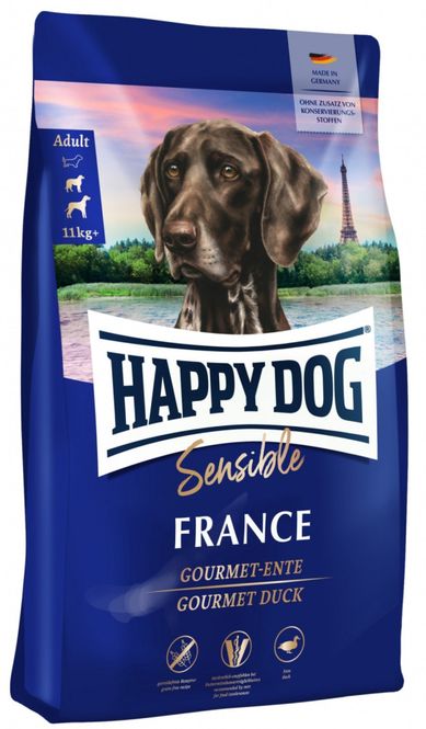 Hovedbilde Happy Dog Sensible France 4Kg M/And og Potet