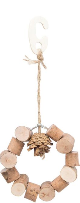 Hovedbilde Fugleleke Huske M/Trebiter og Kongler Ø18cm
