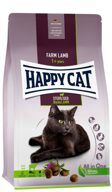 Hovedbilde Happy Cat Sterilisert Adult Lam 4Kg