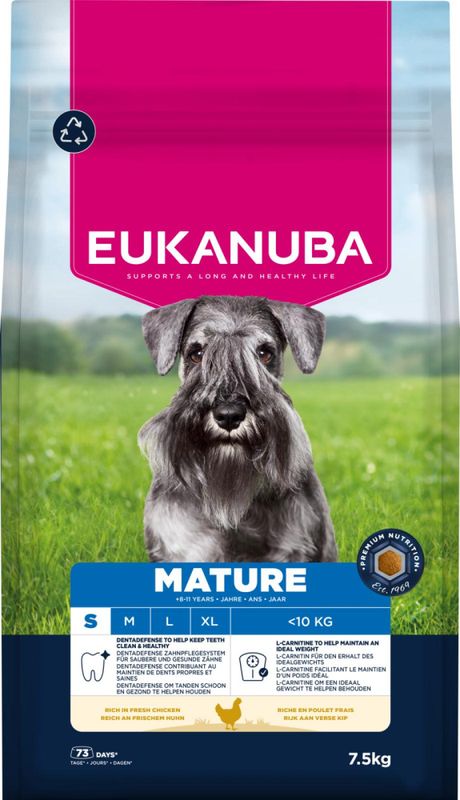 EUKANUBA Mature Small Breed kylling 7,5kg