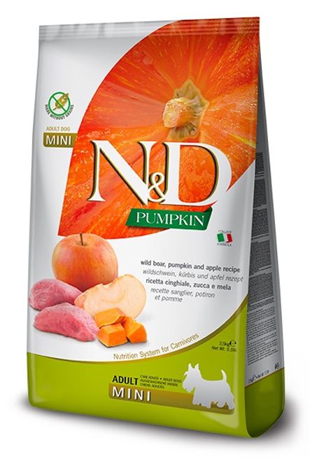 Hovedbilde FARMINA N&D Hundefor Villsvin og Eple Adult mini ...