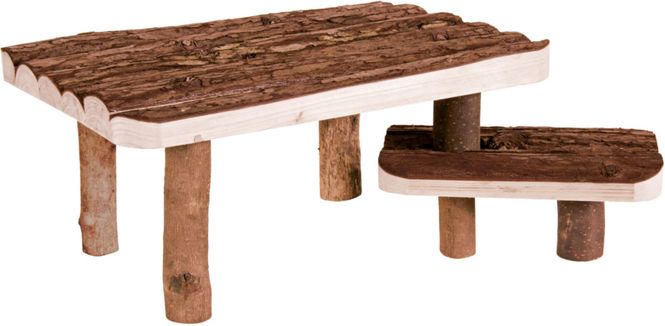 Hovedbilde Gnagerplatå i Furu 2nivåer 37x17x28cm