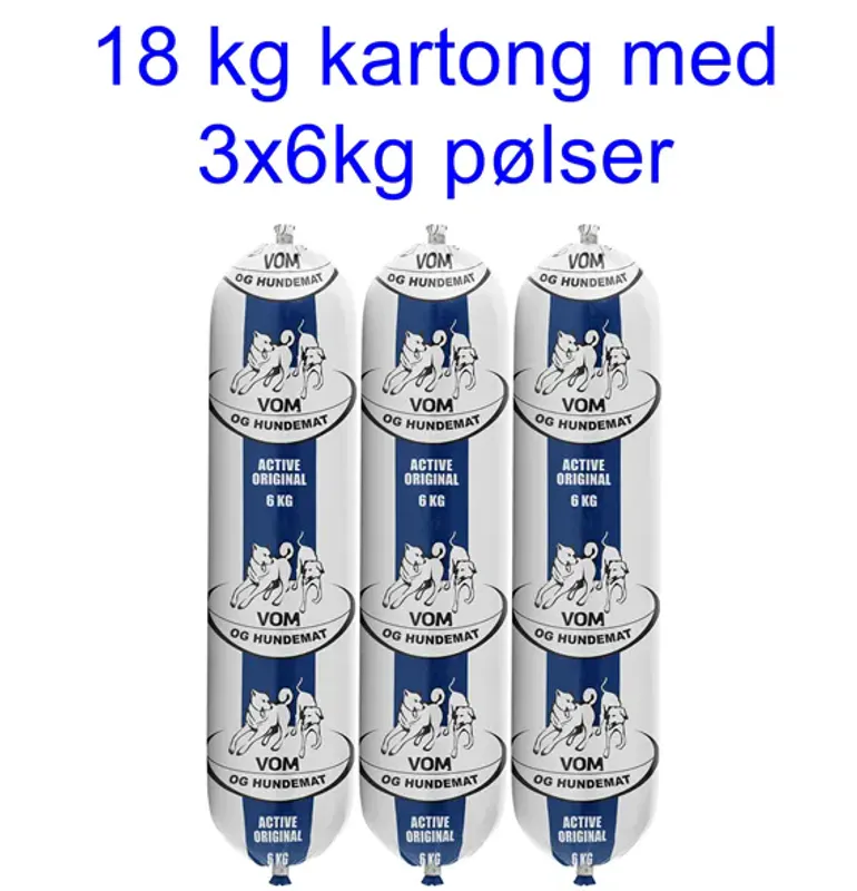VOM 18kg ACTIVE fullfôr kartong