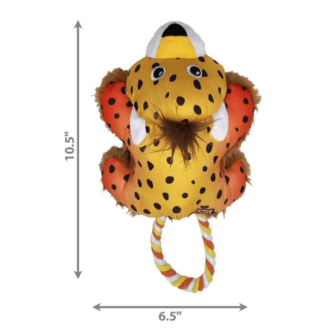 Hovedbilde Hundeleke KONG Cozie Tuggz Cheetah S/M
