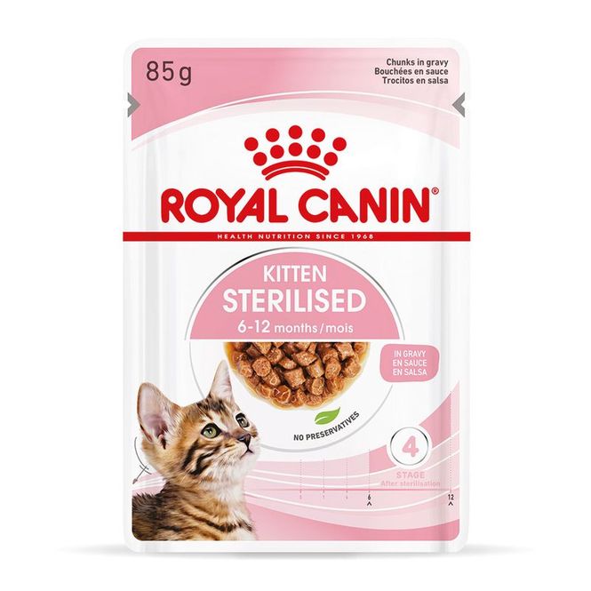 Hovedbilde Royal Canin Våtfor Kitten Sterilised Gravy 85g