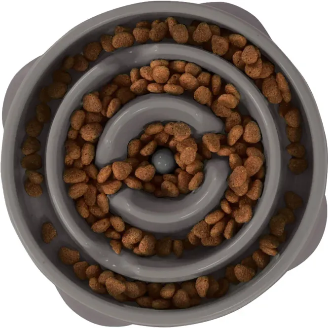 Hovedbilde Oh Food Bowl Fun Feeder Slow-bowl Grey