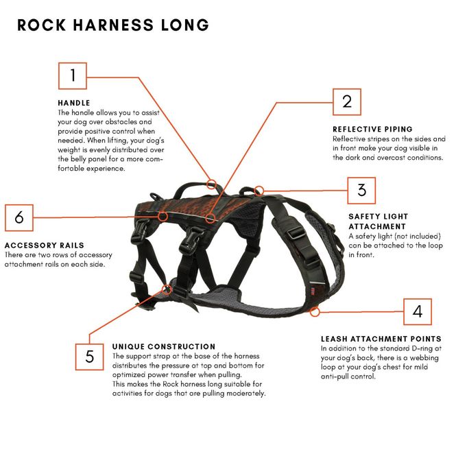 Hovedbilde Non-stop dogwear Rock harness long