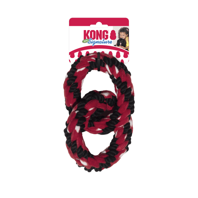 Hovedbilde Hundeleke KONG Signature Rope Double Ring Tug