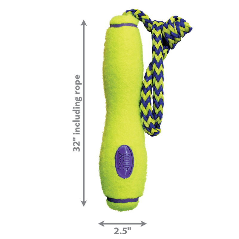 Hundeleke KONG Airdog Fetch Stick m/tau