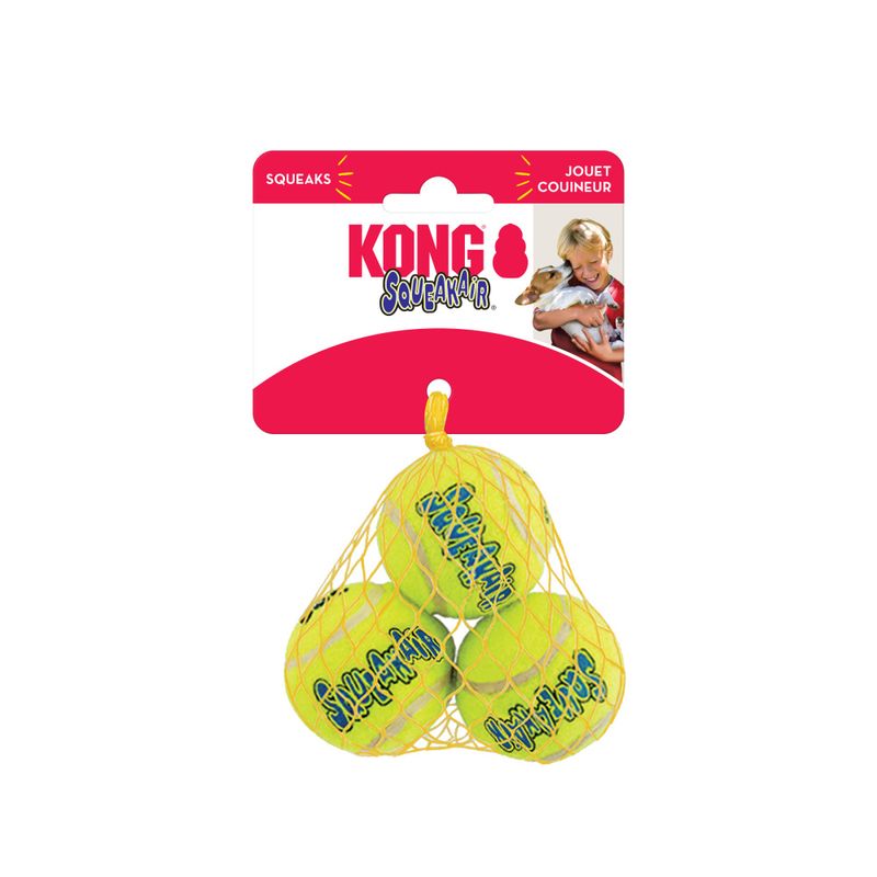 Hundeleke KONG AirDog SqueakAir Ball Multipack