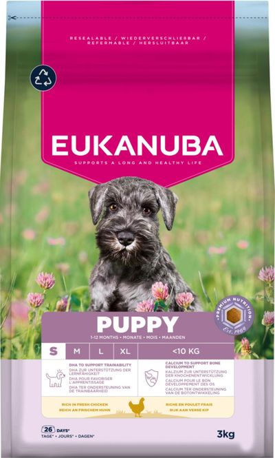 Hovedbilde EUKANUBA Hundefor Puppy Small Breed kylling 3kg
