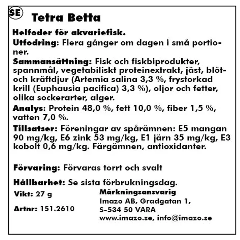 Tetra Betta 100 ml
