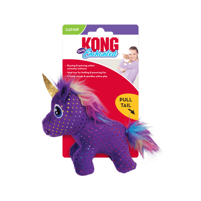 Hovedbilde Katteleke KONG Enchanted Buzzy Unicorn